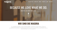Desktop Screenshot of magora.com