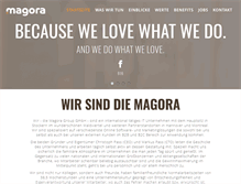Tablet Screenshot of magora.com